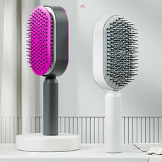 Self Cleaning Anti-Static Hair Brush - Puritific