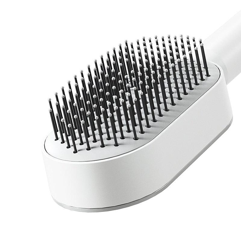 Self Cleaning Anti-Static Hair Brush - Puritific