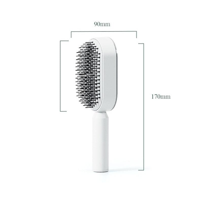 Self Cleaning Anti-Static Hair Brush - Puritific