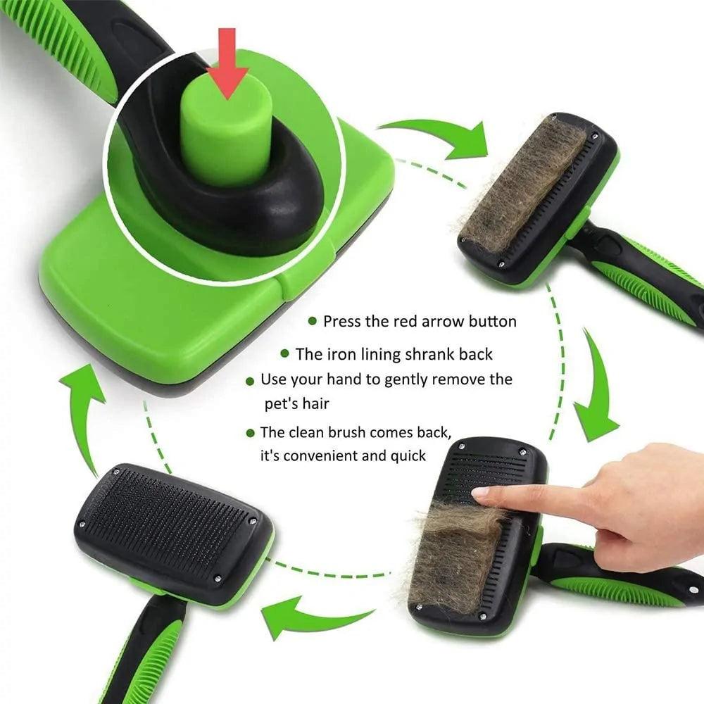 Self Cleaning Dog Brush - Puritific