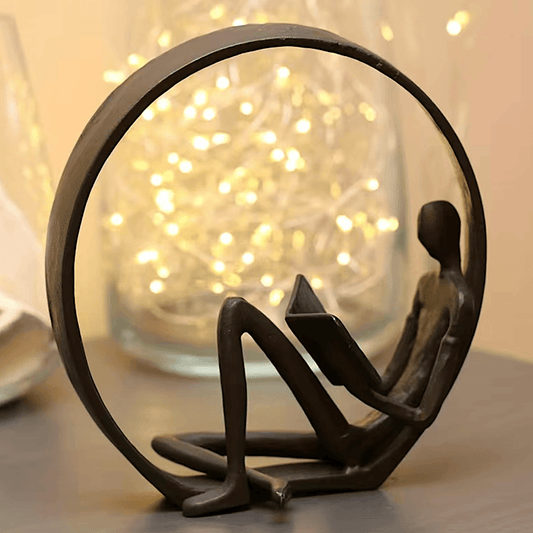 Serene Reader Sculpture - Puritific