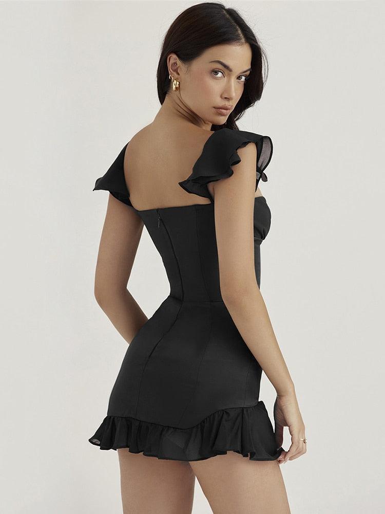 Sexy Off Shoulder Strapless Mini Dress - Puritific