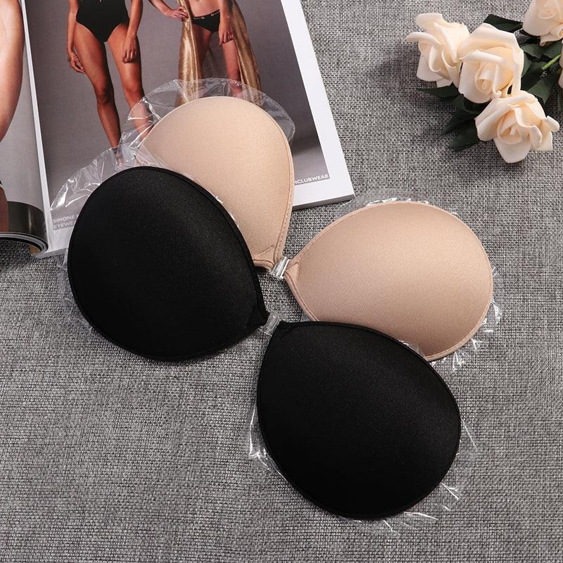 Sexy Sujetador Women&#39;s bra Invisible Push Up Bra Self-Adhesive Silicone Seamless Front Closure Sticky Backless Strapless Bra - Puritific