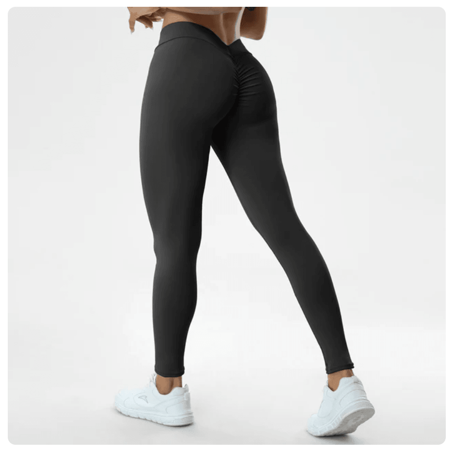 Sexy V Butt Push Up Fitness High Waist Pants - Puritific