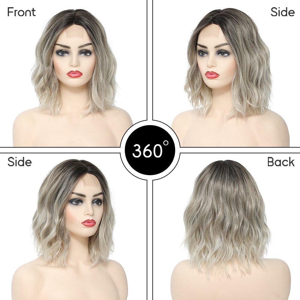 Short Bob Part Lace Wigs for Women - Puritific