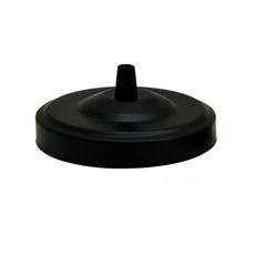 Side Fitting Ceiling Rose 108mm Diameter Single Outlet~1463-1