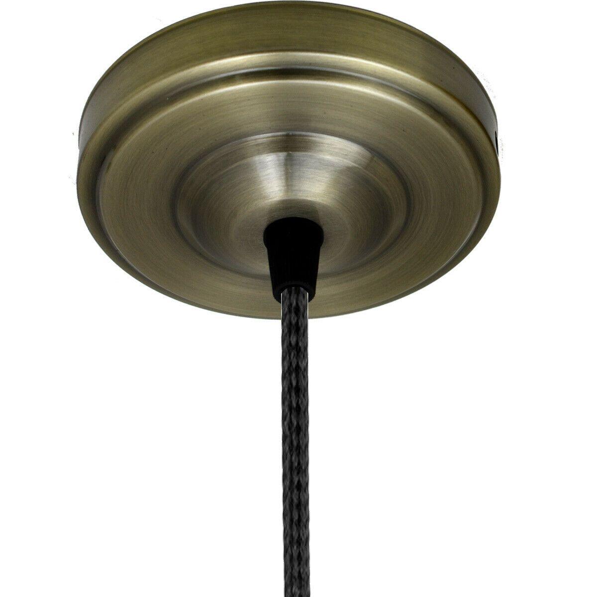 Side Fitting Ceiling Rose 108mm Diameter Single Outlet~1463-6