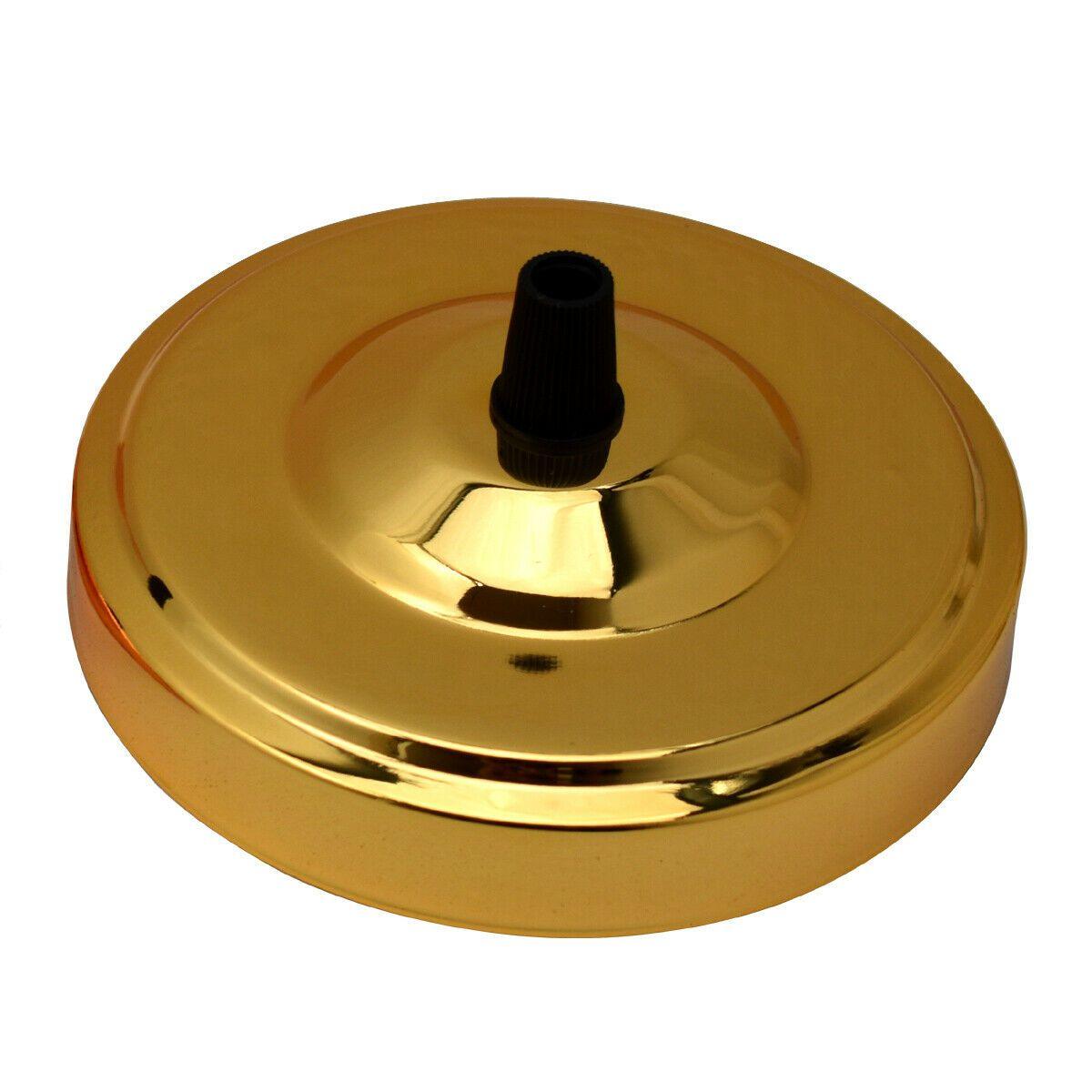 Side Fitting Ceiling Rose 108mm Diameter Single Outlet~1463-8