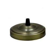 Side Fitting Ceiling Rose 108mm Diameter Single Outlet~1463-14