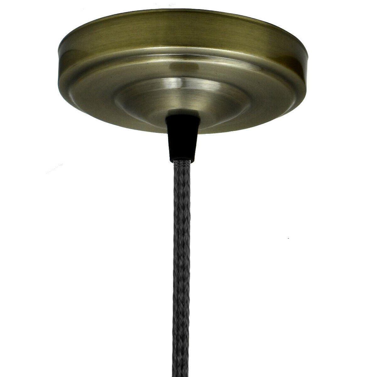 Side Fitting Ceiling Rose 108mm Diameter Single Outlet~1463-15