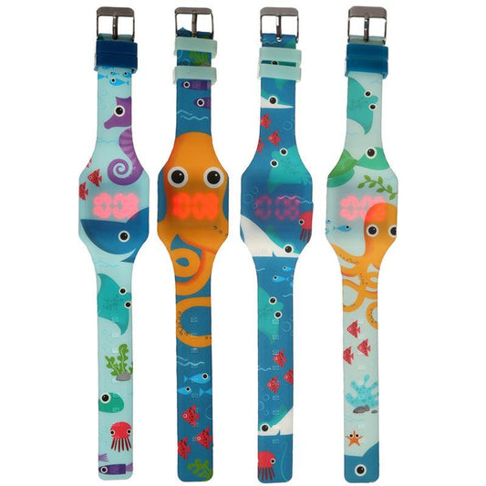 Silicone Digital Watch - Splosh Sealife WATC12-0