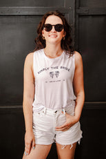 Simply the Bride | Simply the Best - Bachelorette Party Flowy Muscle Tanks - Puritific