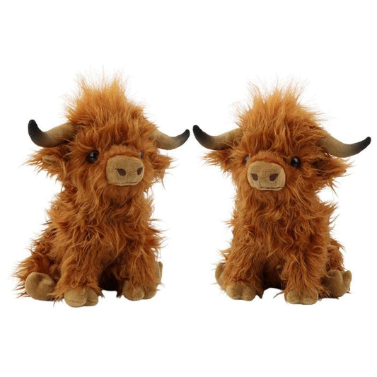 Simulation Highland Cow Plush Toy - Puritific