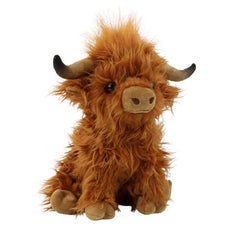 Simulation Highland Cow Plush Toy - Puritific