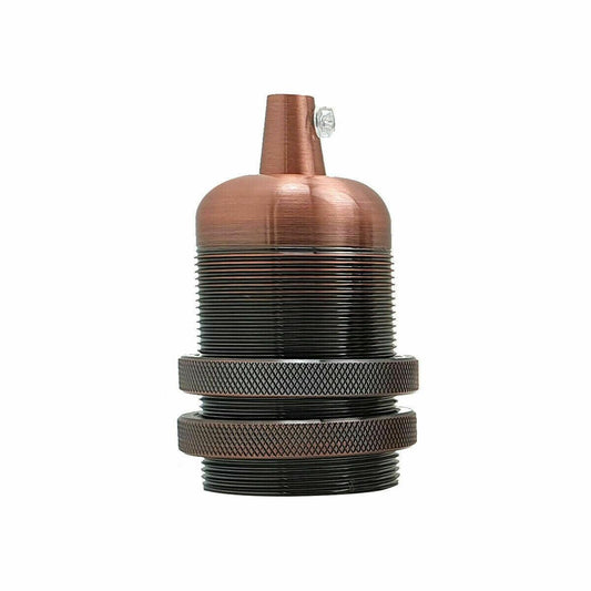 Smooth Holder With Ring Copper E27 Socket Ceramic Holder~2737-0