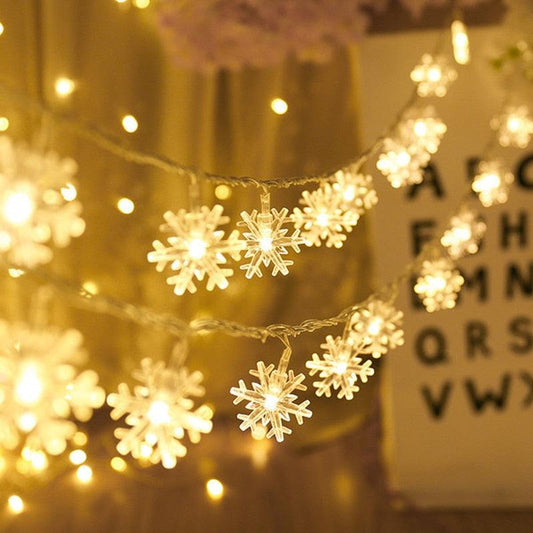 Snowflakes LED Christmas Lights - Puritific