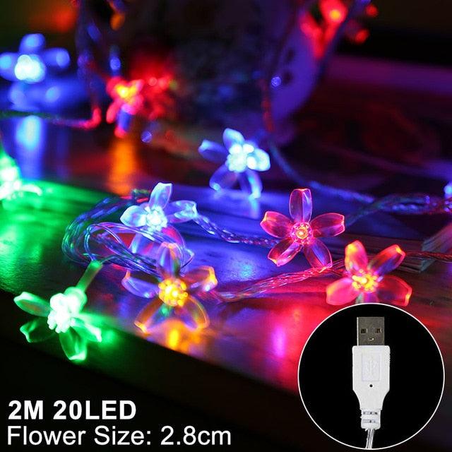 Snowflakes LED Christmas Lights - Puritific