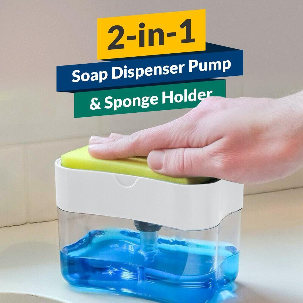 Soap Dispenser and Sponge Caddy - Puritific