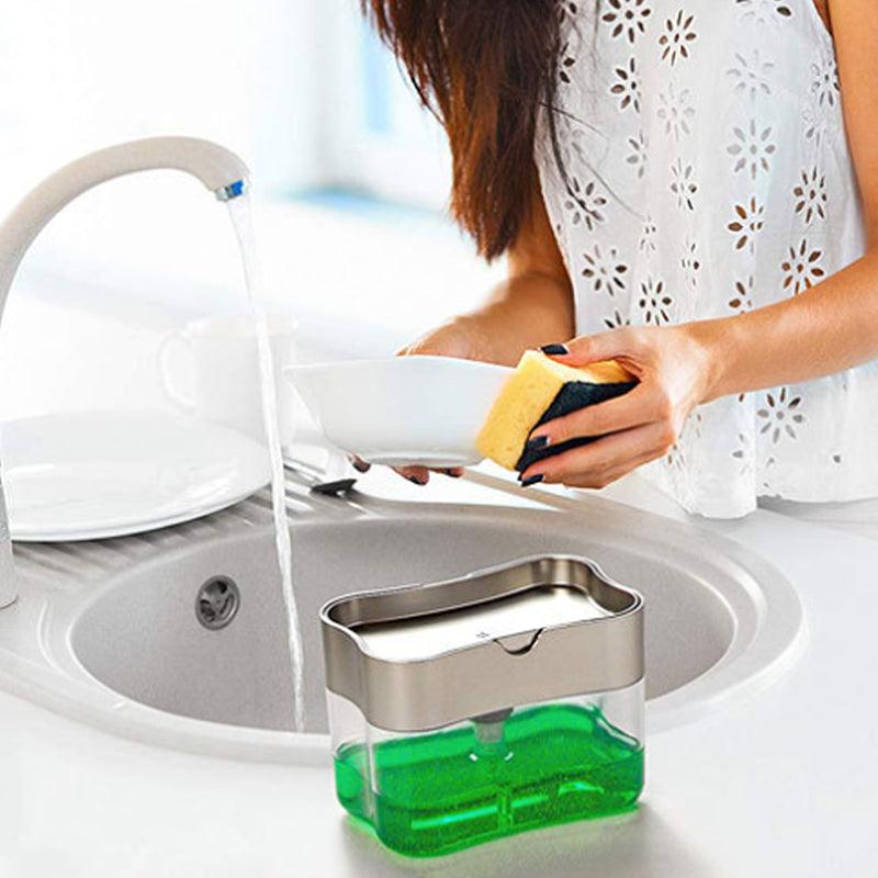 Soap Dispenser and Sponge Caddy - Puritific