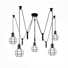 Spider Light Industrial Pendant Light With Five Cage~2488-7