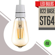 ST64 B22 4W Dimmable Retro Classic Filament LED Bulbs~3209-0