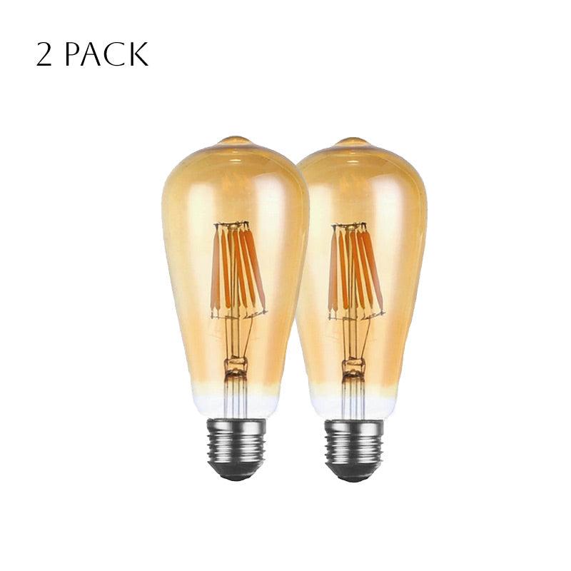 ST64 E27 8W Dimmable Retro Classic LED Filament Bulbs~3088-14