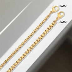 Stainless Steel Box Chain Bracelet - Puritific