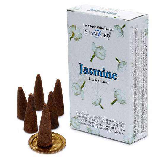 Stamford Hex Incense Cones - Jasmine INC210C-0