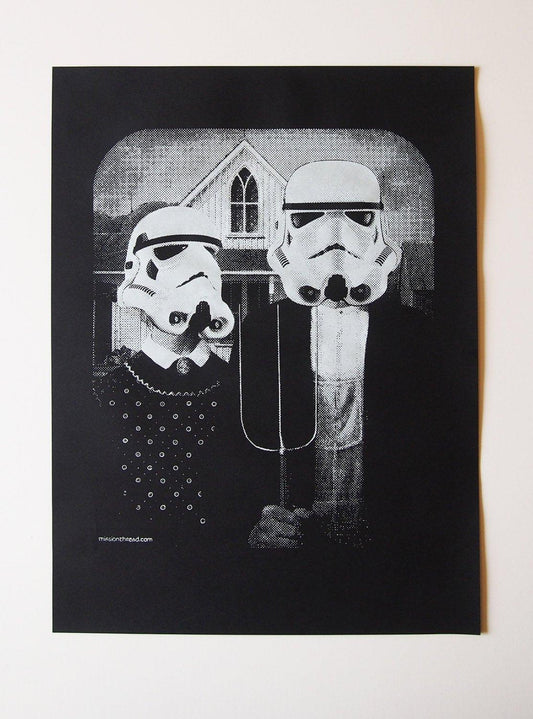 Star Wars American Gothic parody poster, Star Wars print- Worldwide shipping - Puritific