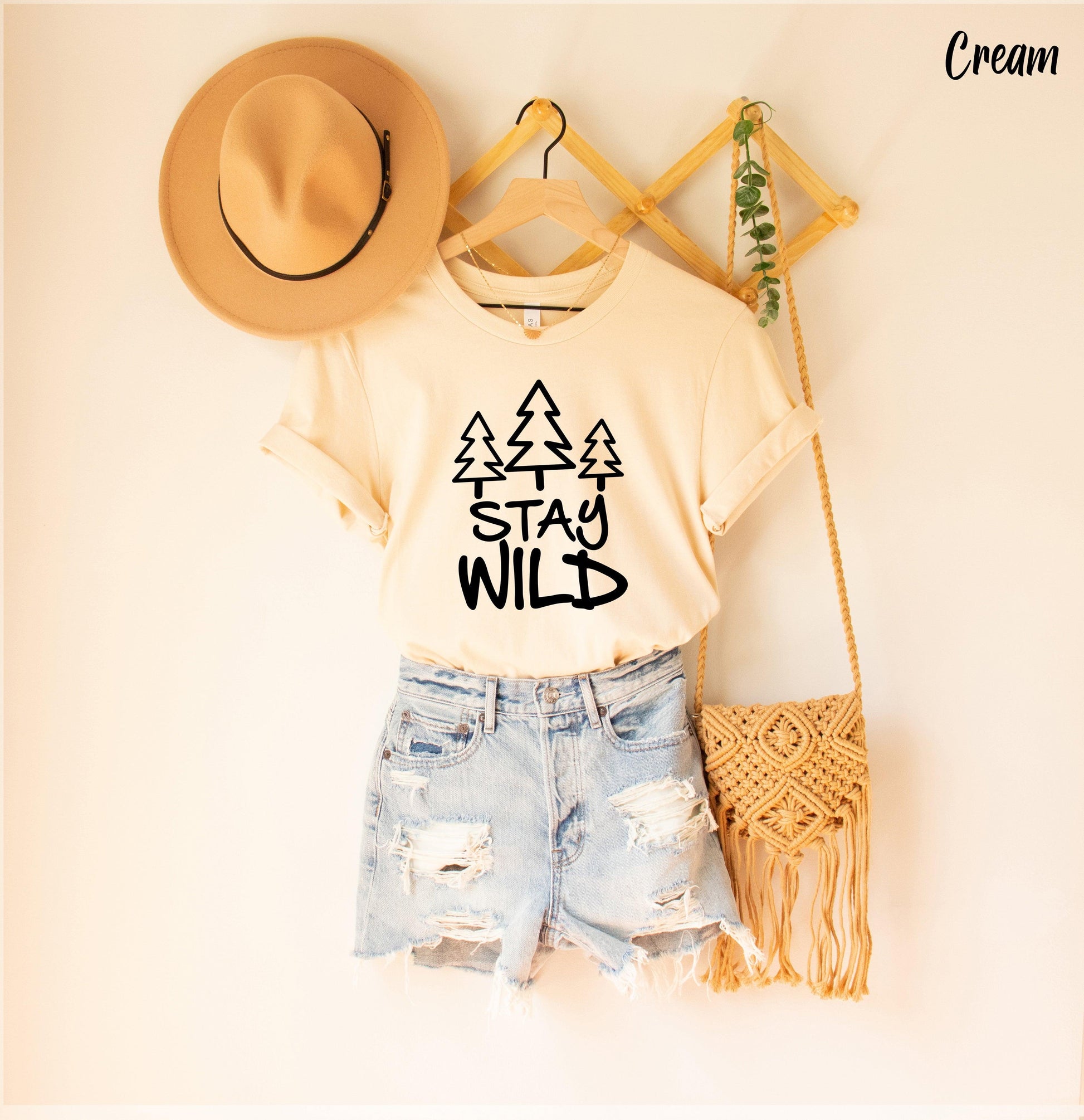 Stay Wild Shirt, Forest Shirt, Tree Shirt - Puritific