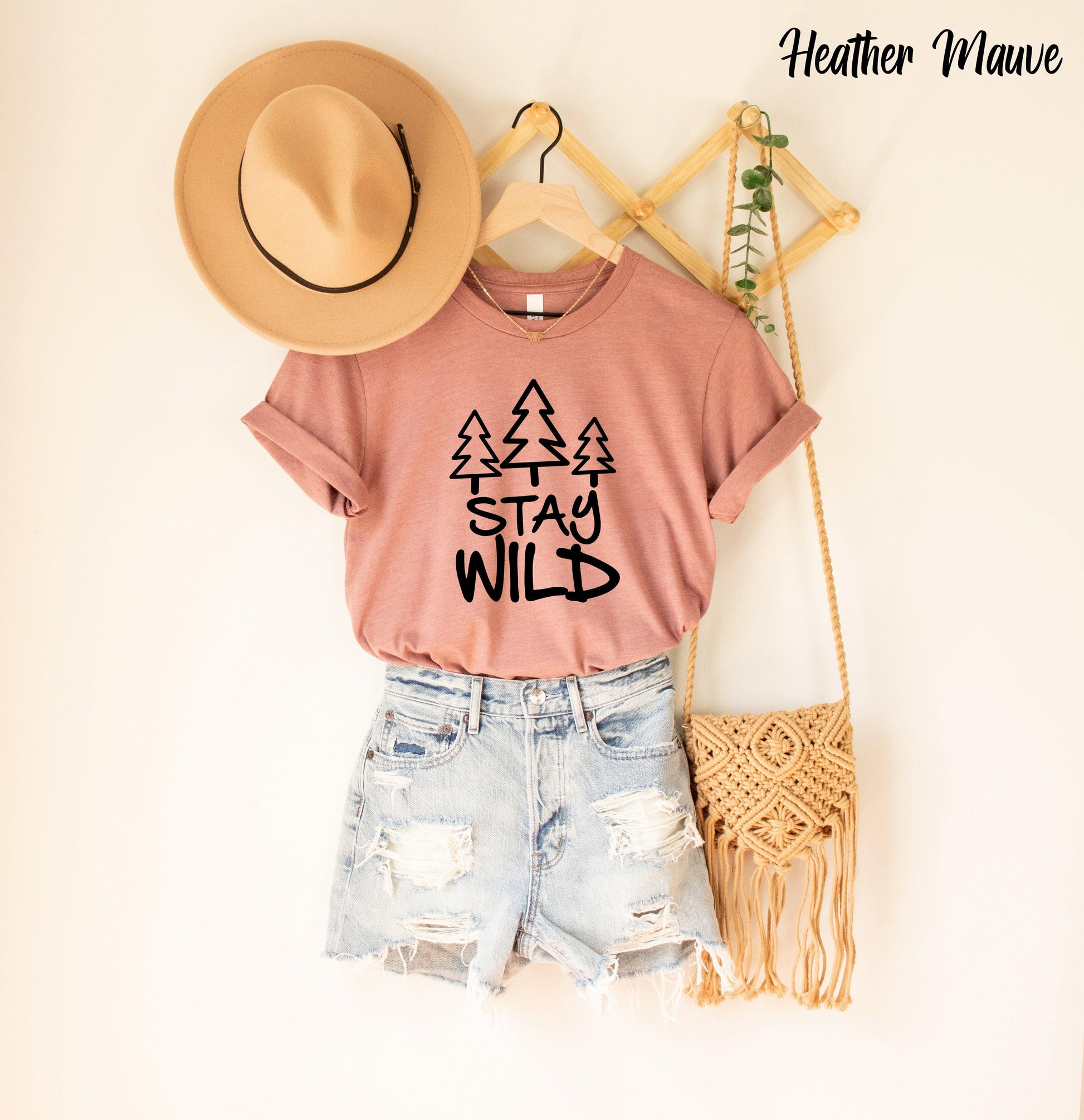 Stay Wild Shirt, Forest Shirt, Tree Shirt - Puritific