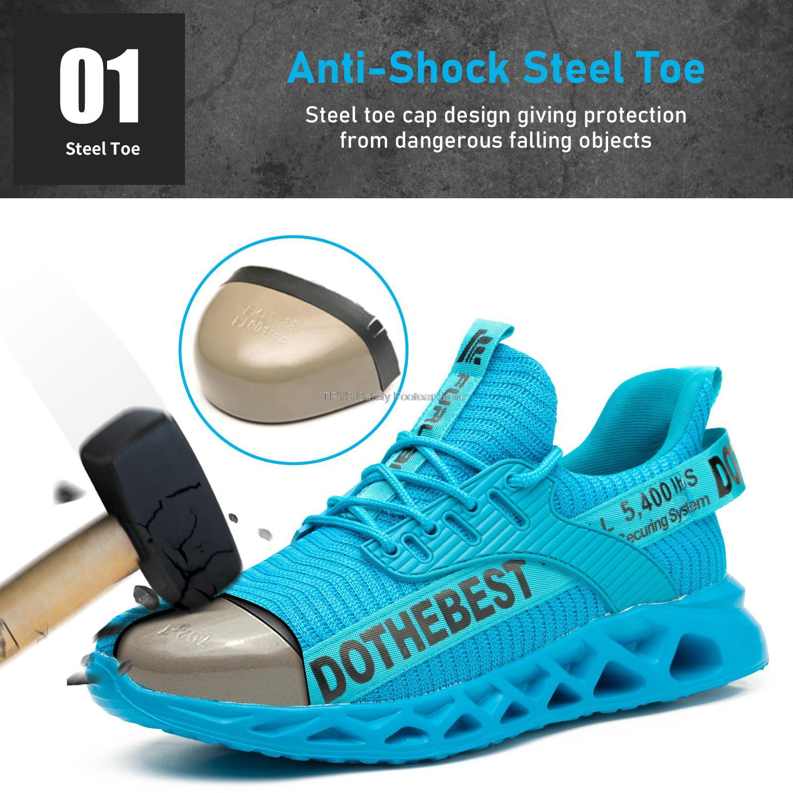 Steel Toe Lightweight Safety Sneakers - Puritific