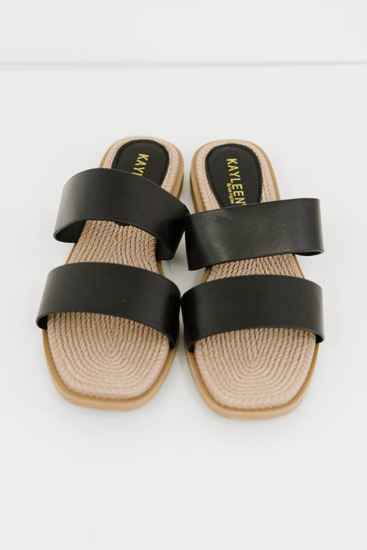 Strappy Slide-On Flip Flop Sandals - Puritific