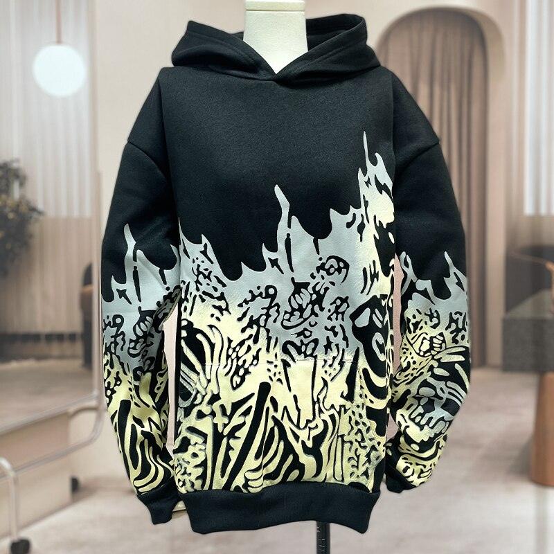 Streetwear Skull Print Hoodies - Puritific