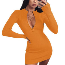 Stretch Bodycon Pencil Party Mini Dress - Puritific