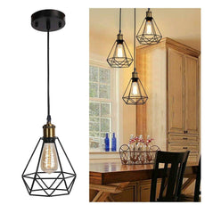 Style Ceiling Light FittingsCage Pendant Shade~4152-1