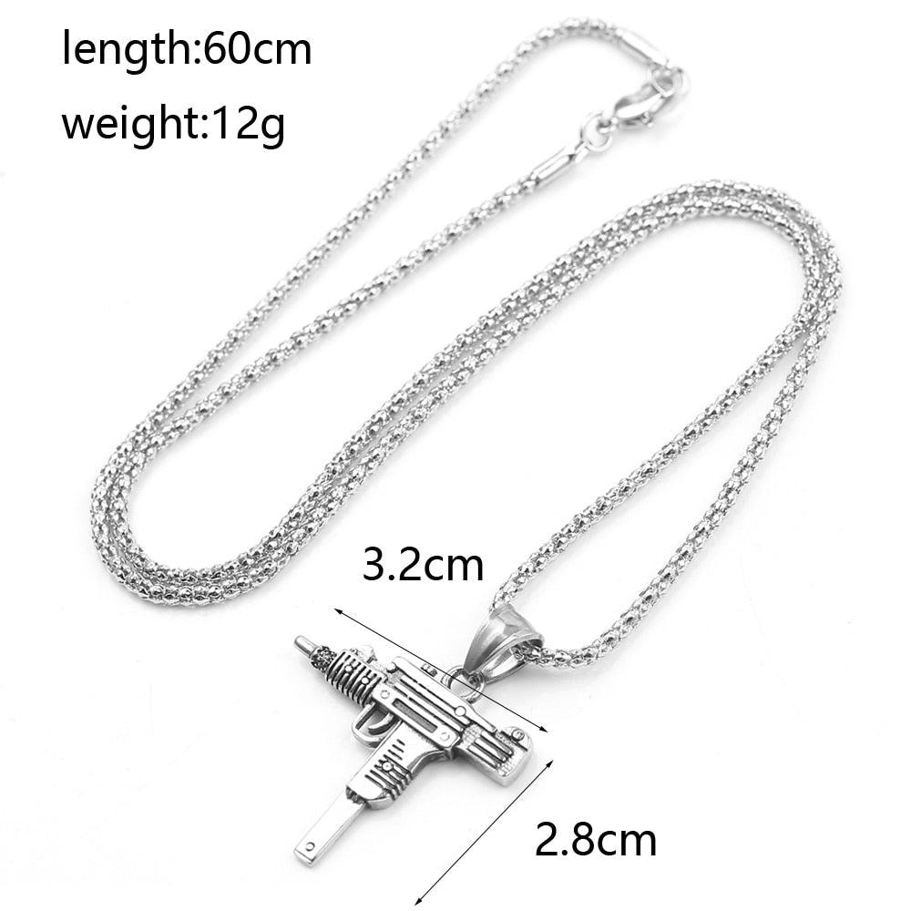 Submachine Gun Pistol Necklaces - Puritific