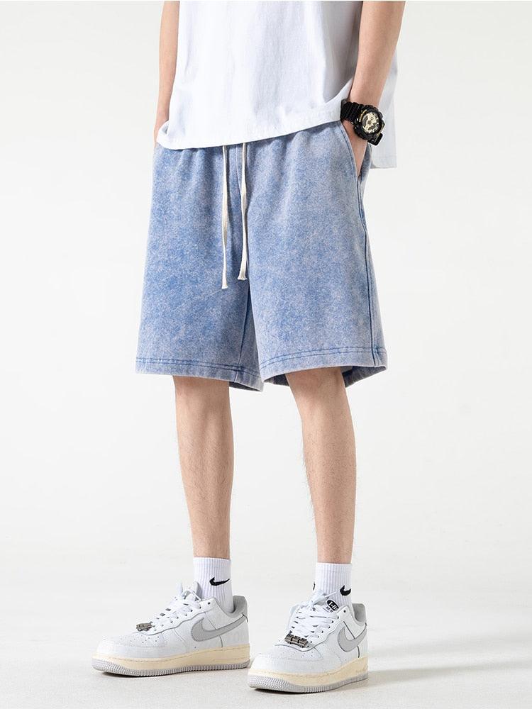 Summer Distressed Cotton Sweatshorts - Puritific