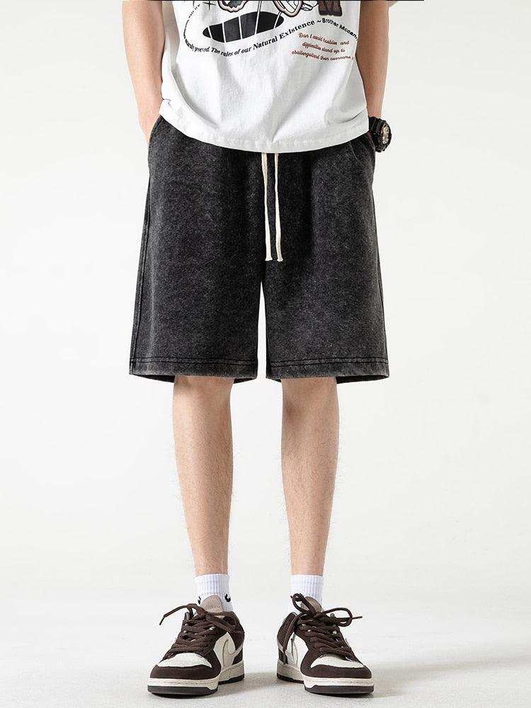 Summer Distressed Cotton Sweatshorts - Puritific