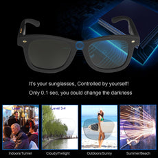 Sunglasses with Variable Electronic Tint Control - Puritific