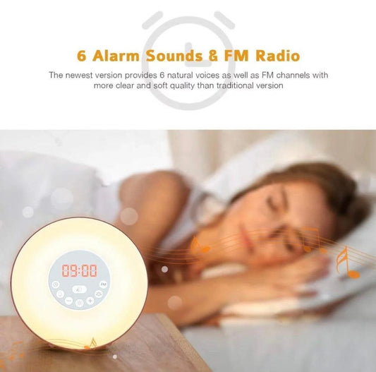 Sunrise Alarm Clock Bluetooth Speaker Lamp - Puritific