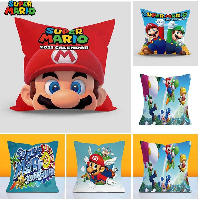 Super Mario Bros Pillow with Cover - Puritific