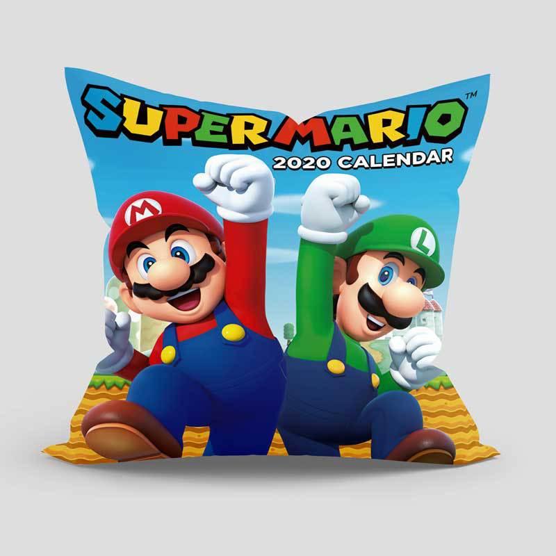 Super Mario Bros Pillow with Cover - Puritific