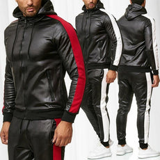 Sweat Suit Hooded Jacket Pants Set - Puritific