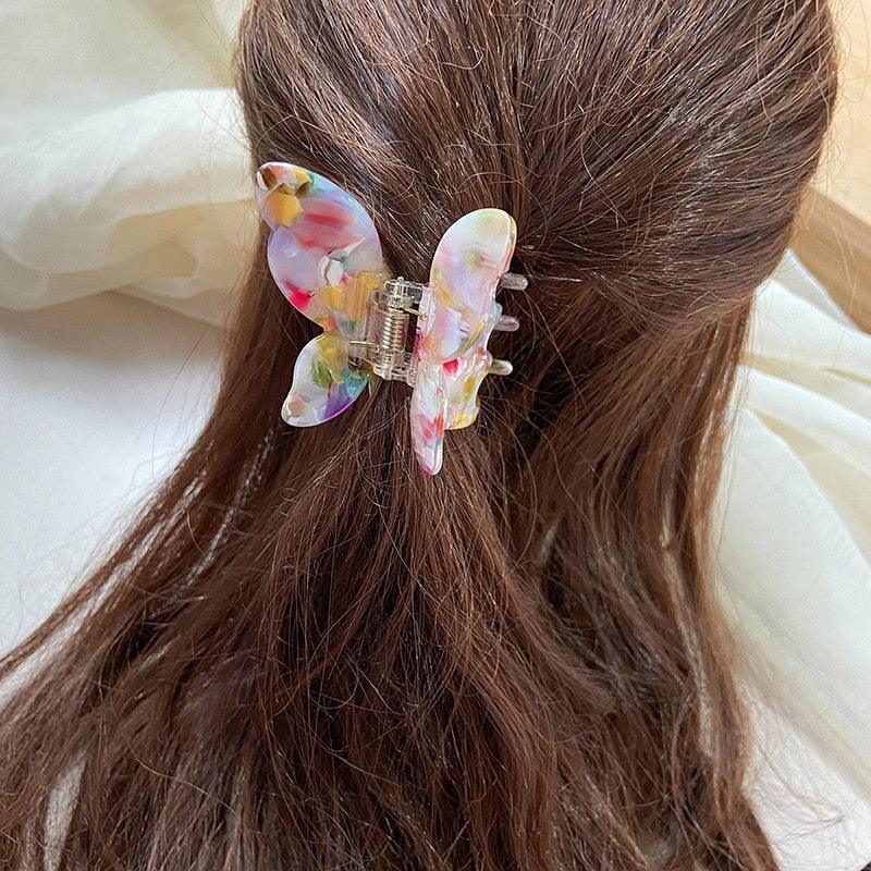 Sweet Fairy Butterfly Shape Hair Claws - Puritific