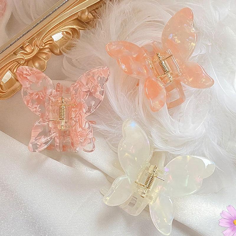 Sweet Fairy Butterfly Shape Hair Claws - Puritific