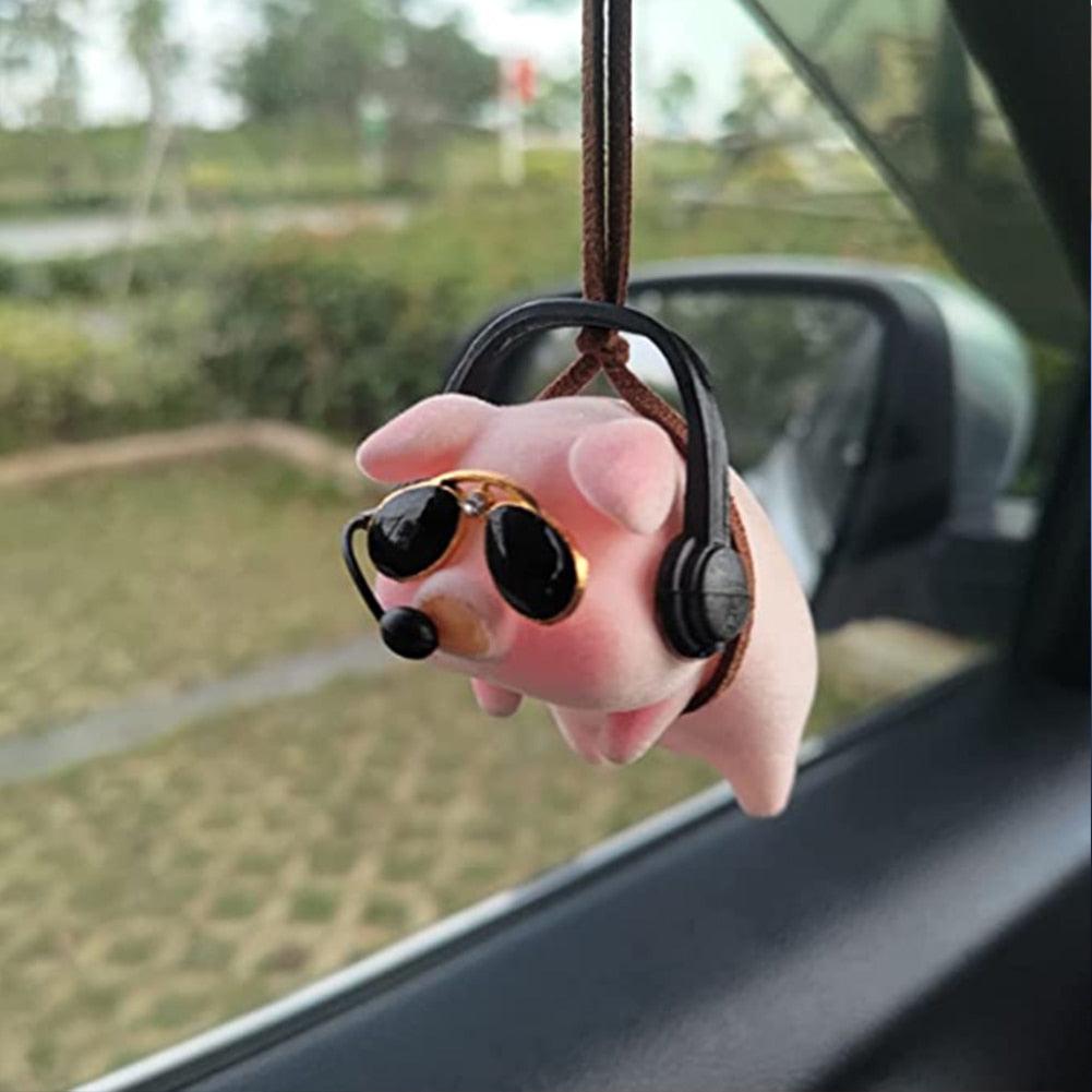 Swing Pig Car Interior Ornament - Puritific