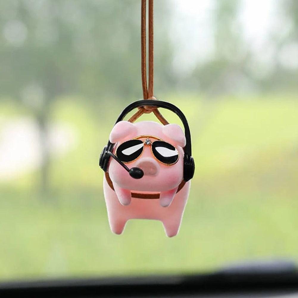 Swing Pig Car Interior Ornament - Puritific