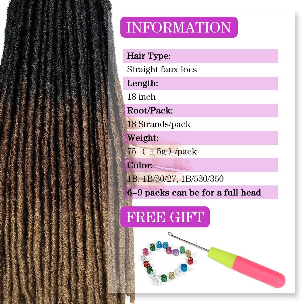 Synthetic Dreadlocks Hair Extensions - Puritific