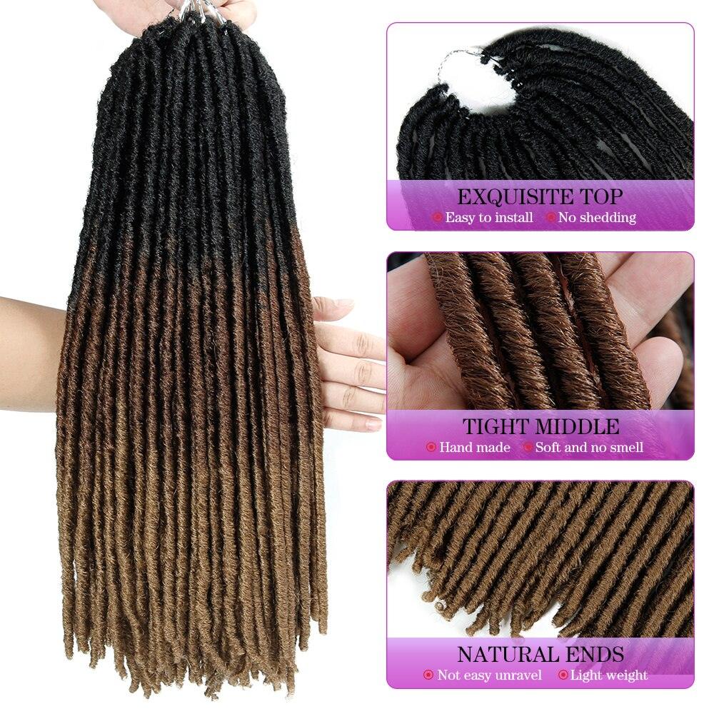 Synthetic Dreadlocks Hair Extensions - Puritific